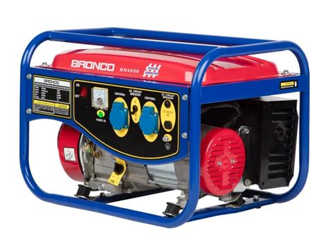 Bronco Kw Kva Single Phase Gasoline Generator Set Portable Generator