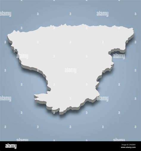 D Isometric Map Of Aegina Is An Island In Greece Isolated Vector