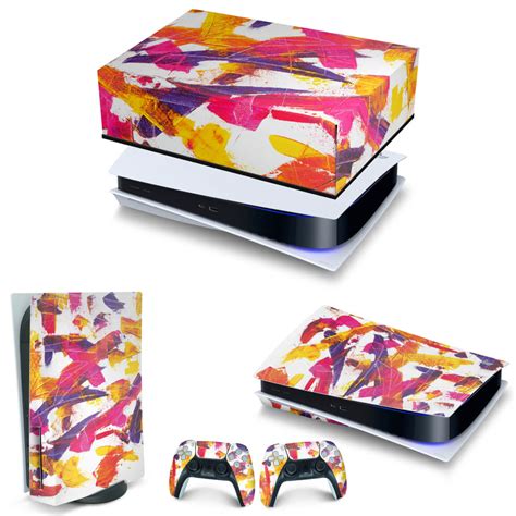 Kit Ps Capa Anti Poeira E Skin Abstrato Pop Arte Skins