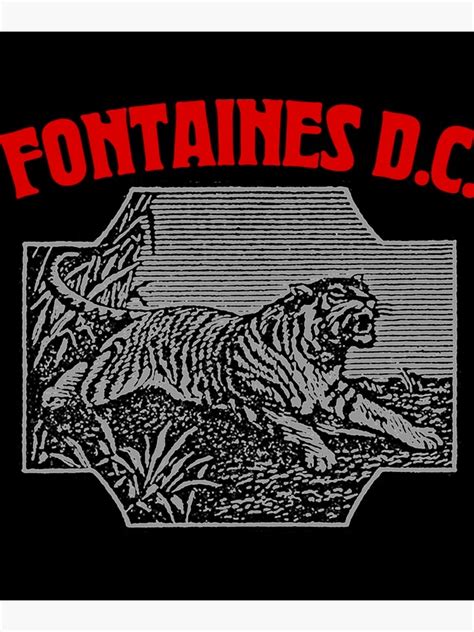 Fontaines Dc Fontaines DC Fan Art Tribute Design Poster For Sale