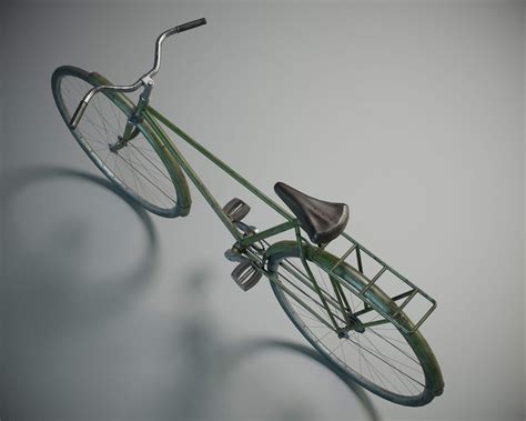 Old Bicycle 3d Model By Yuribarinov