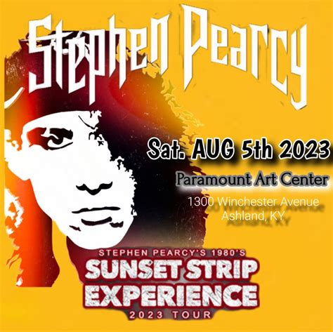 AUG 5TH - Ashland, KY | StephenPearcy