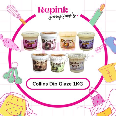 Collins Dip Glaze 1KG Selai Topping Filling Lazada Indonesia