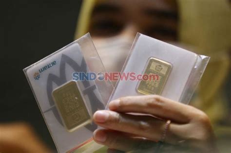 SINDO Hi Lite Harga Emas Antam Hari Ini Bangkit Ke Rp1 063 000 Per Gram