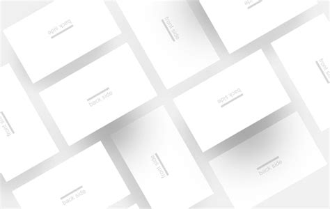 Premium Psd Psd Business Card Mockup Collection