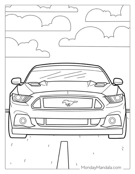 52 Car Coloring Pages (Free PDF Printables) | Cars coloring pages ...