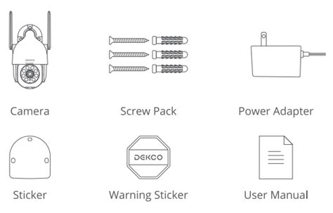 DEKCO Home Security Camera DC5L Manual - ItsManual