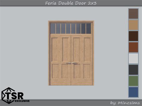 The Sims Resource Feria Double Door 2x3