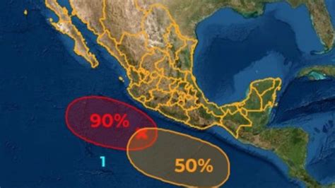 ¡aumenta A 90 Zona De Baja Presión Con Probabilidad Para Desarrollo