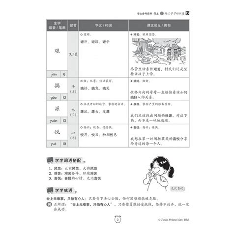 四年级A华文参考资料