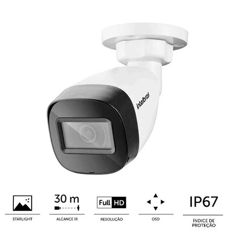 Câmera Intelbras VHD 3230 B SL Bullet Starlight Full HD 1080p IR