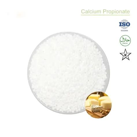 White Color Powder Granular Food Preservative Additives Calcium