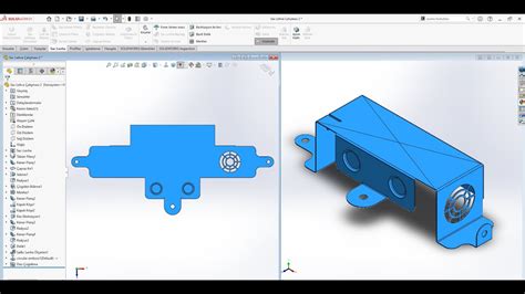 SolidWorks Sheet Metal Tutorial Sac Levha Çalışması YouTube