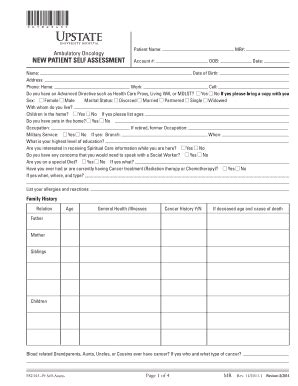 Fillable Online Upstate Medical History Form Upstate Fax Email Print