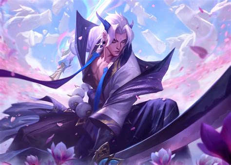 Spirit Blossom Yone Wallpaper 4K, League of Legends