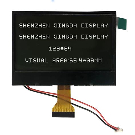 12864 FSTN Positive Transflective St7565 Driver IC Graphic LCD Module