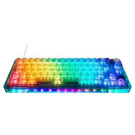 Deltaco DK460 Gaming Tastatur M RGB Mekanisk Gennemsigtig 579 DKK