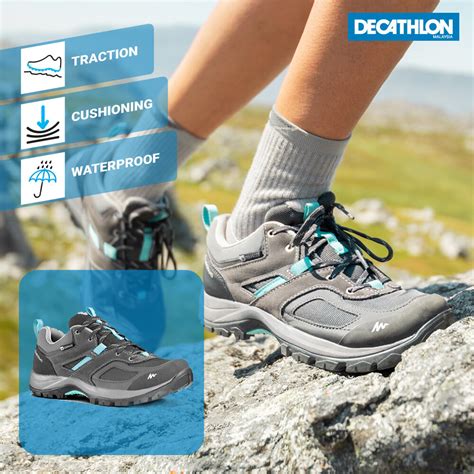 Decathlon Women Hiking Shoes (Waterproof) - Quechua | Lazada