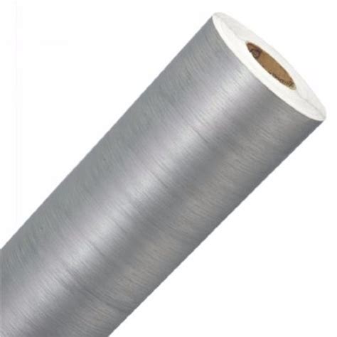 Adesivo Vinil Aço Escovado Inox Prata 1 00m X 22cm Elo7