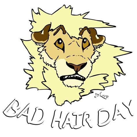 Bad Hair Day Cartoon