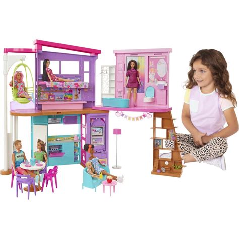 Игровой набор Двухэтажный Домик Барби Barbie Vacation House HCD50 по ...
