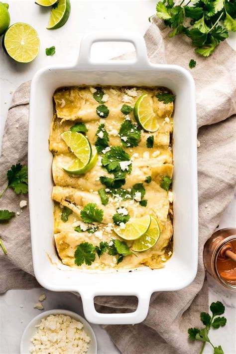 Honey Lime Chicken Enchiladas