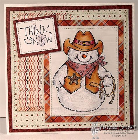 High Hopes Stamps: Cowboy Snowman