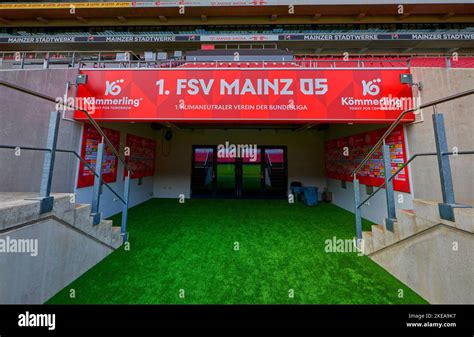 Visiting Mewa Arena In Mainz Germany Stock Photo Alamy