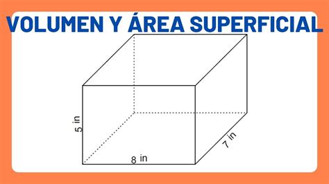 CÓMO HALLAR EL VOLUMEN Y ÁREA SUPERFICIAL DE UN PRISMA RECTANGULAR