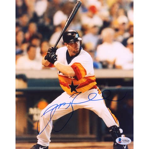 Jeff Bagwell Signed Astros X Photo Beckett Pristine Auction