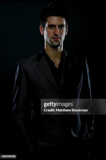 Novak Djokovic Portrait Session Photos And Premium High Res Pictures