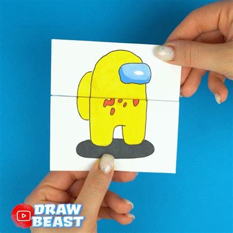 How To Draw AMONG US Easy Transformations Poppy Playtime CRAFTS TO