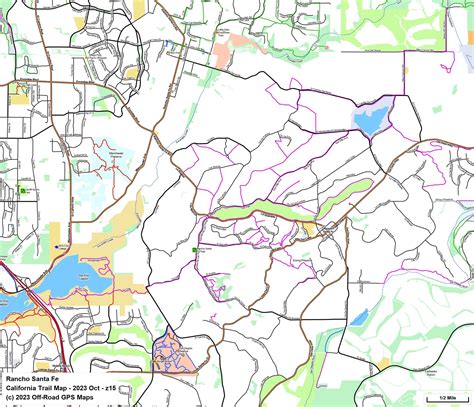 Rancho Santa Fe - California Trail Map