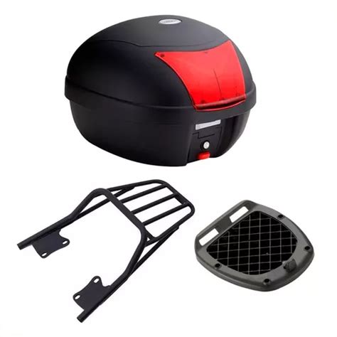 Baul Top Case Trasero 28 Ltr Con Soporte Para Yamaha Ybr 125