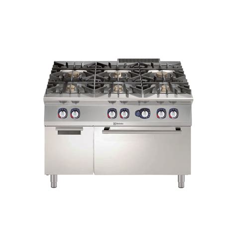 Modular Cooking Range Line 900XP 6 Burner Gas Range On Gas Oven With