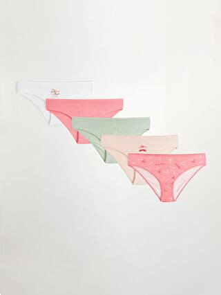 Printed Bikini Briefs Pack W By Z Lt Lc Waikiki