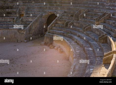 Ancient Roman Amphitheater In Lecce Italy Stock Photo Alamy