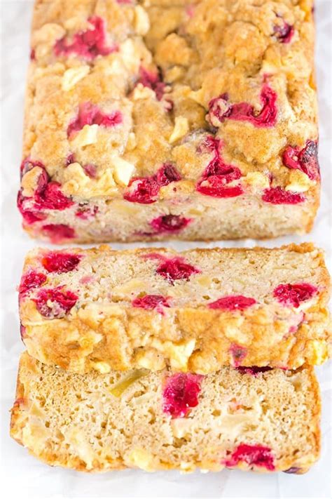 Apple Cranberry Bread Brown Eyed Baker