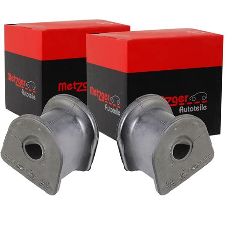 2X METZGER 16mm STABILAGER HINTEN BEIDSEITIG PASSEND FÜR MERCEDES BENZ