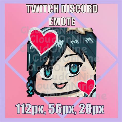 Venti Genshin Impact Twitch Discord Emote Ventilove Etsy