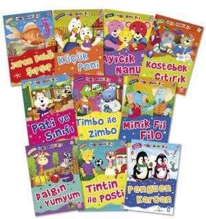 Mini Masallar 3 Set 10 Kitap Masal ve Öykü Timaş Çocuk Nalan Aktaş