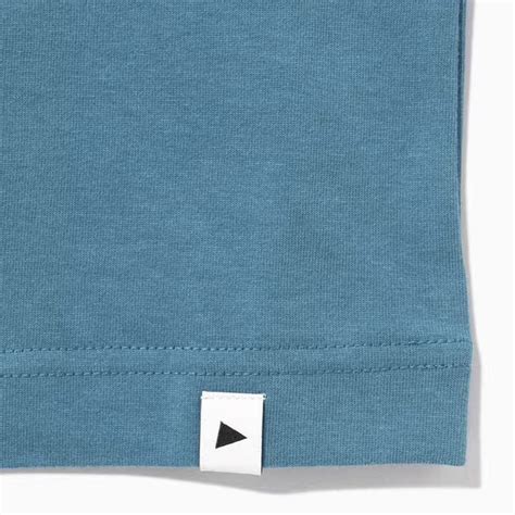 And Wander Big Logo T Shirt Blue 5743184203 110 Consortium