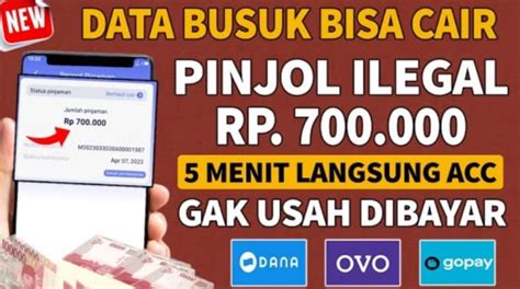 Pinjaman Online Ilegal Ribu Menit Langsung Acc Gak Usah Dibayar