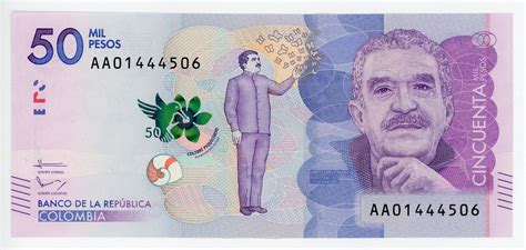 World Paper Money COLOMBIA 50000 Pesos 2021セール