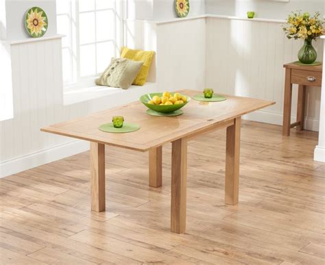 Somerset Cm Flip Top Oak Dining Table With Mia Fabric Chairs Oak