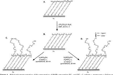 Figure 1 From Preparation Of Mixed Self Assembled Monolayers Sams That Resist Adsorption Of