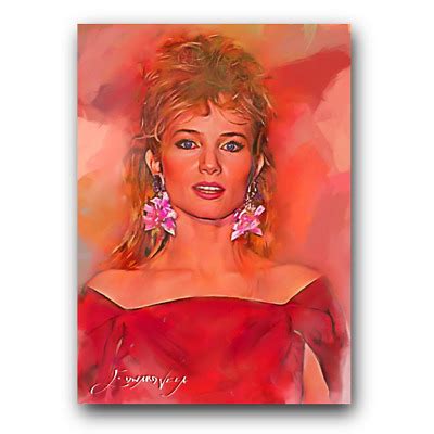 Rebecca De Mornay Art Card Limited Edward Vela Signed