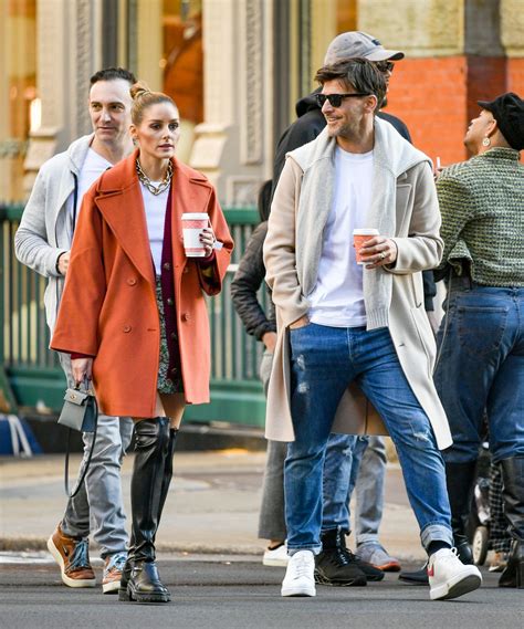 Olivia Palermo And Johannes Huebl Out In New York City