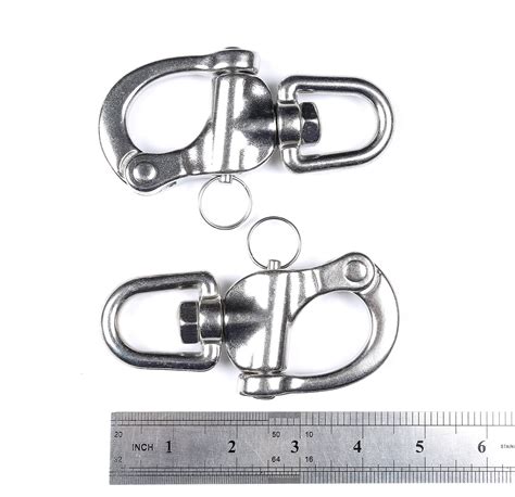 Snapklik Mxeol Swivel Eye Snap Shackle Quick Release Bail Rigging