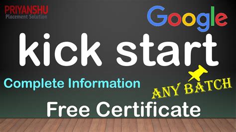 GOOGLE Kick Start Google Coding Compitition Google Certificate